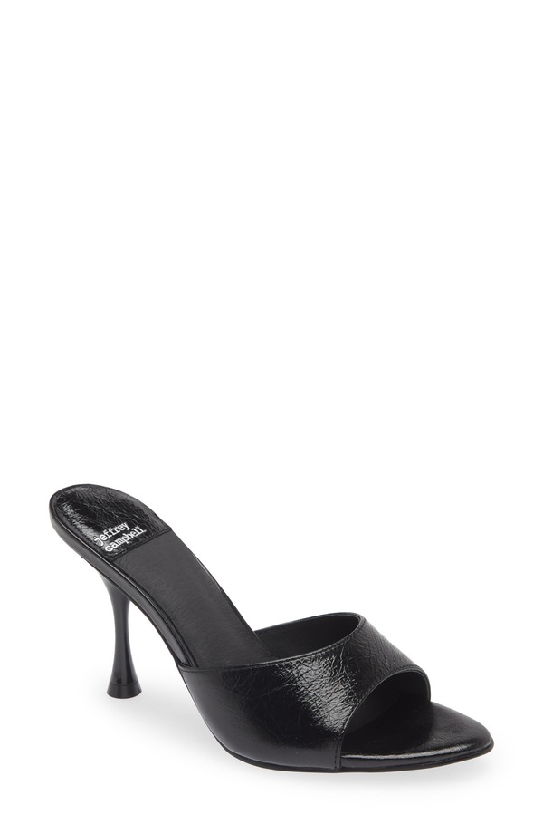 ジェフリー キャンベル レディース シューズ ヒール サンダル Jeffrey Campbell Agent Slide Sandal Black Crinkle ブラック 32,370円