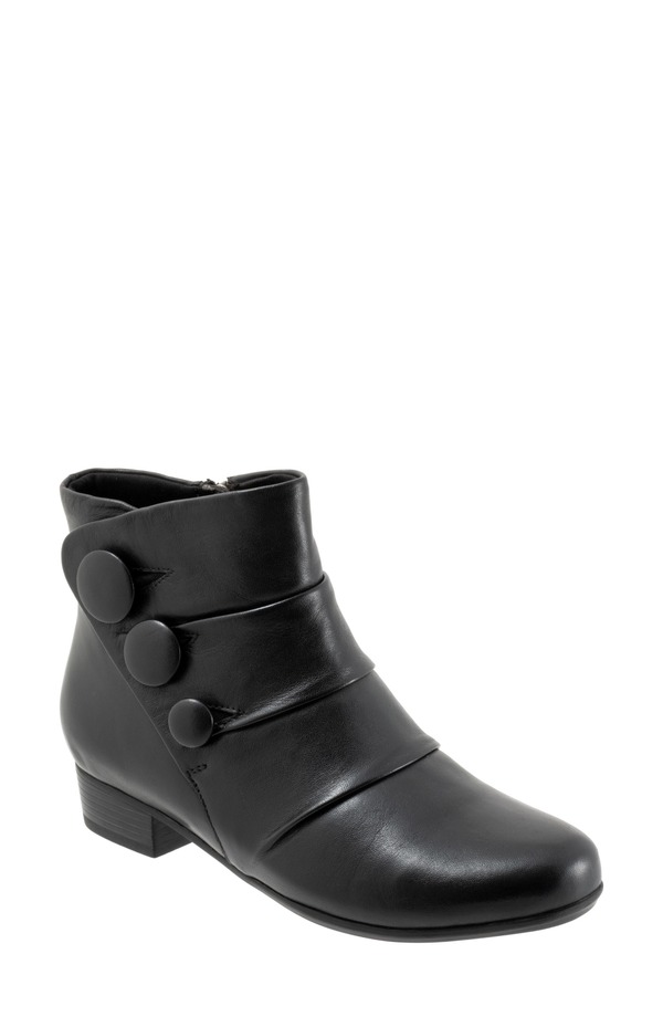 トロッターズ レディース シューズ ブーツ・レインブーツ Trotters Mila Bootie Black ブラック｜ReVida 店