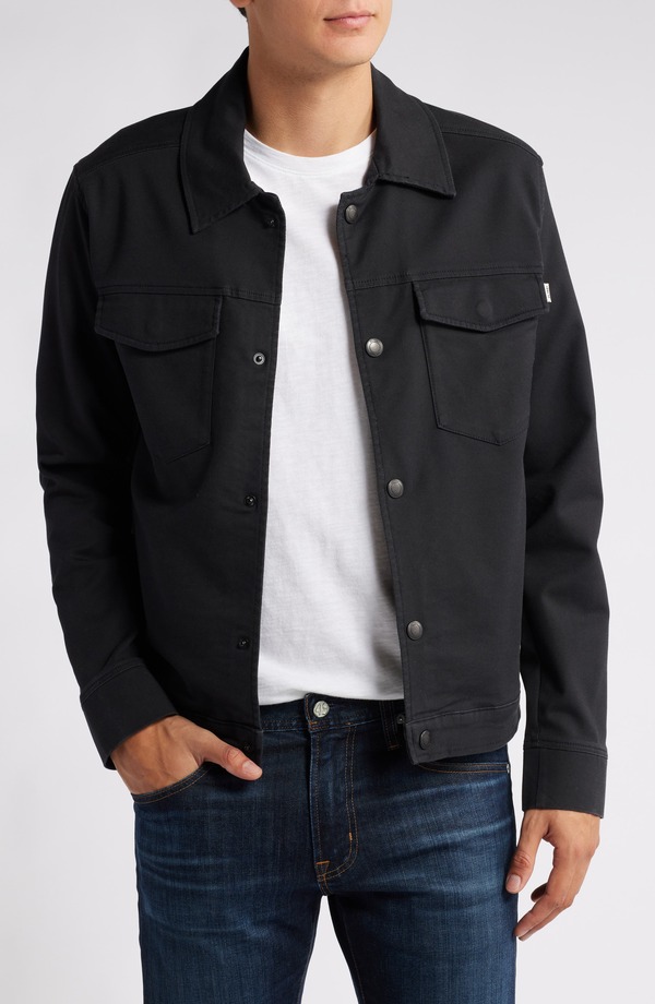 ディーエル 1961 メンズ アウター ジャケット・ブルゾン DL1961 Vaughn Trucker Jacket Black Onyx Dynamic ブラック