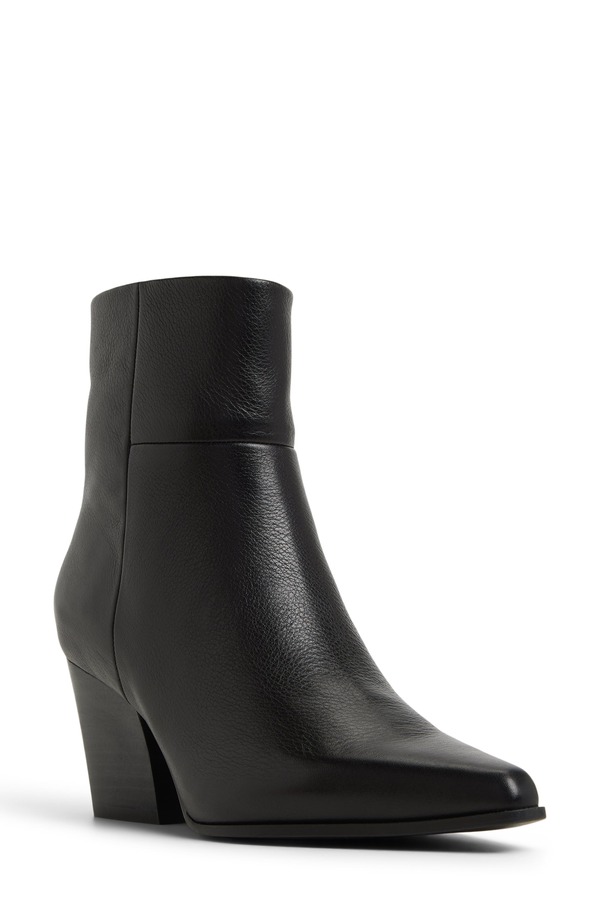 アルド レディース シューズ ブーツ・レインブーツ 踵 ALDO Shanah Block Heel Bootie Black 黒いこと