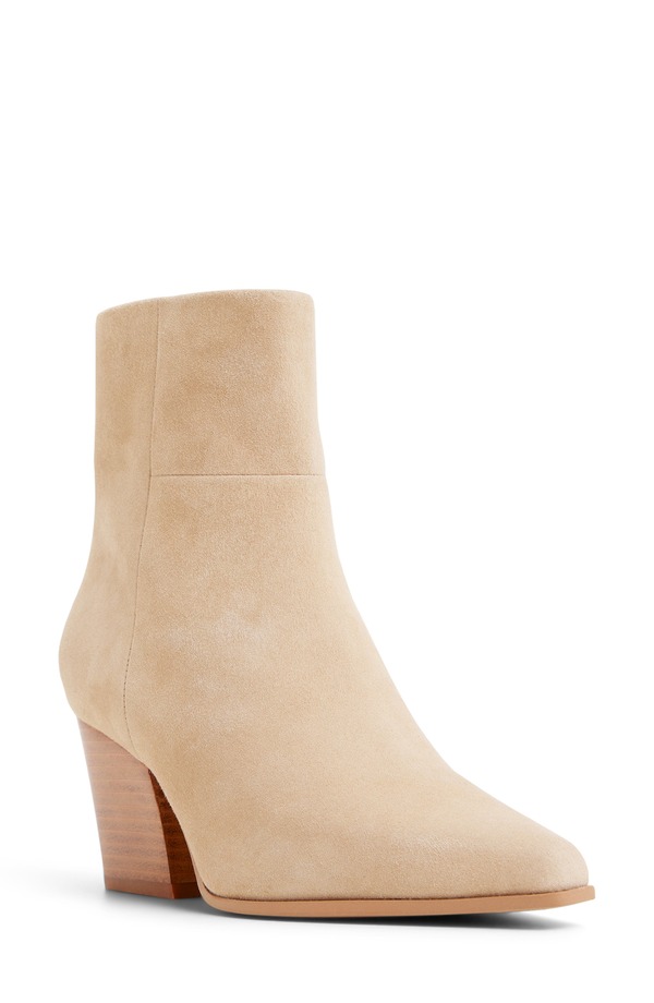 アルド レディース シューズ ブーツ・レインブーツ 踵 ALDO Shanah Block Heel Bootie Light Beige ベージュ