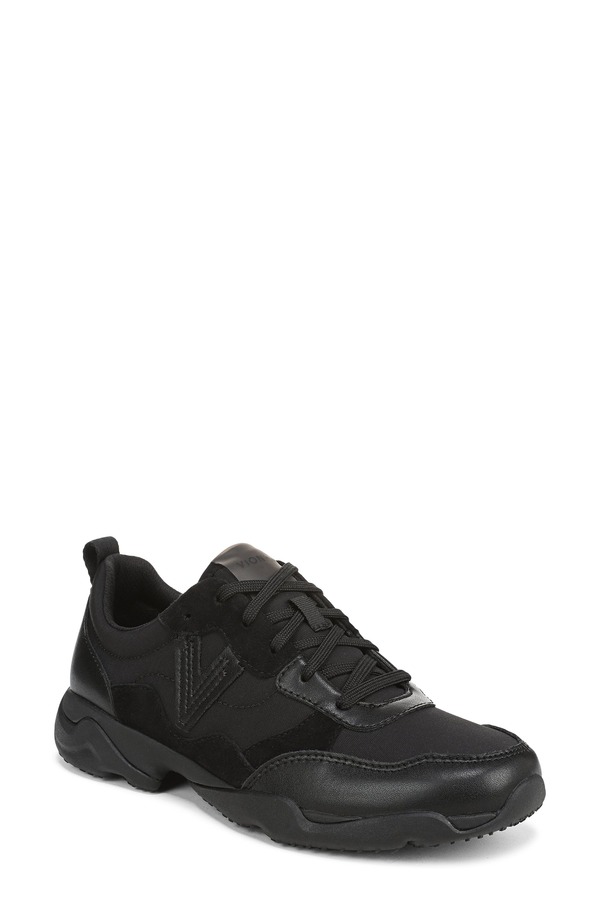 バイオニック レディース シューズ スニーカー Vionic Slim Glide Sneaker Black/ Black ブラック