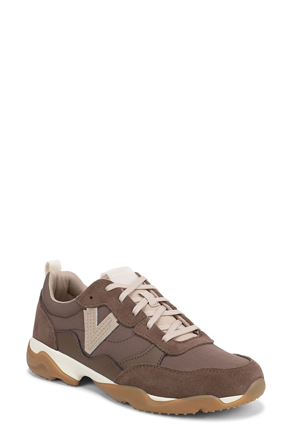 バイオニック レディース シューズ スニーカー Vionic Slim Glide Sneaker Driftwood｜ReVida 店