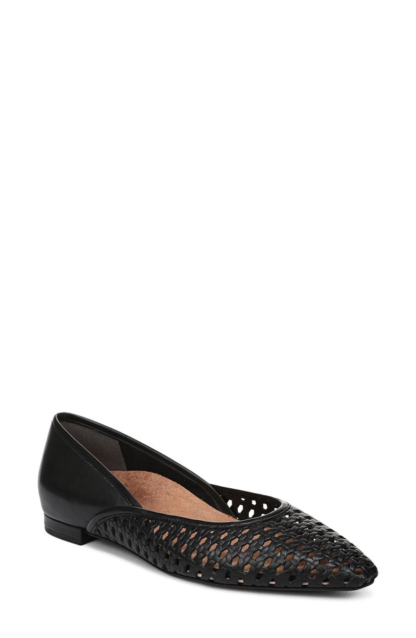 バイオニック レディース シューズ パンプス Vionic Gracia Flat Black Woven ブラック|ReVida 店