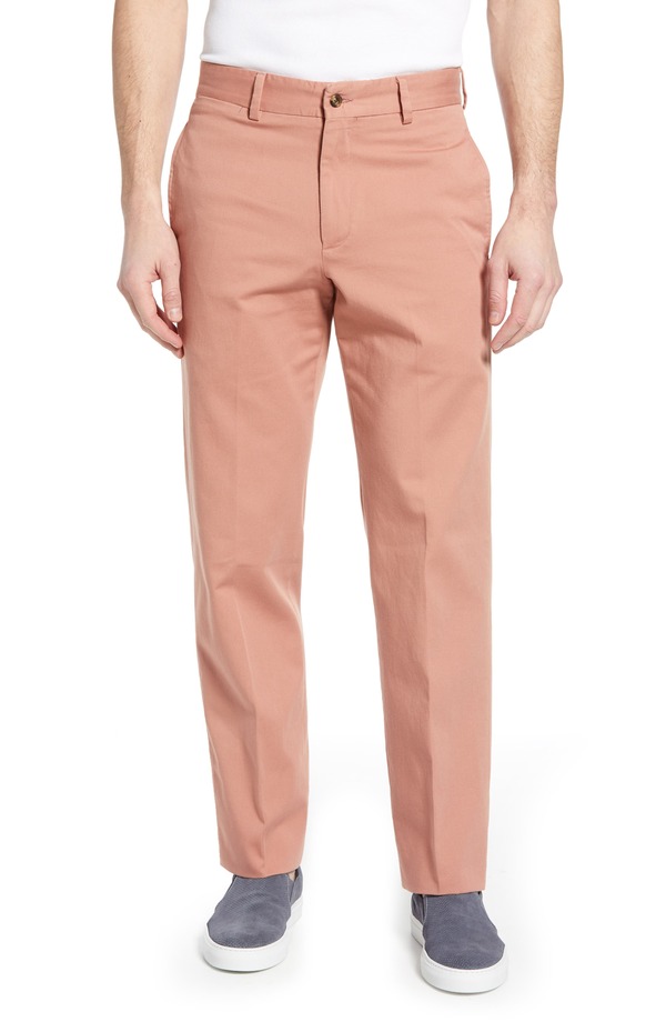 ベール メンズ ボトムス カジュアルパンツ Berle Charleston Khakis Flat Front Chino Pants Charleston Brick｜ReVida 店