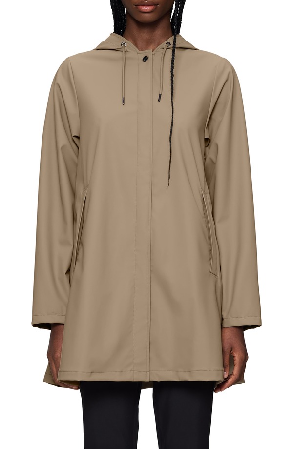 レインズ レディース アウター 上衣・上衣 A 伝達ルート Rains Waterproof A-Line Rain Jacket Beige ベージュ