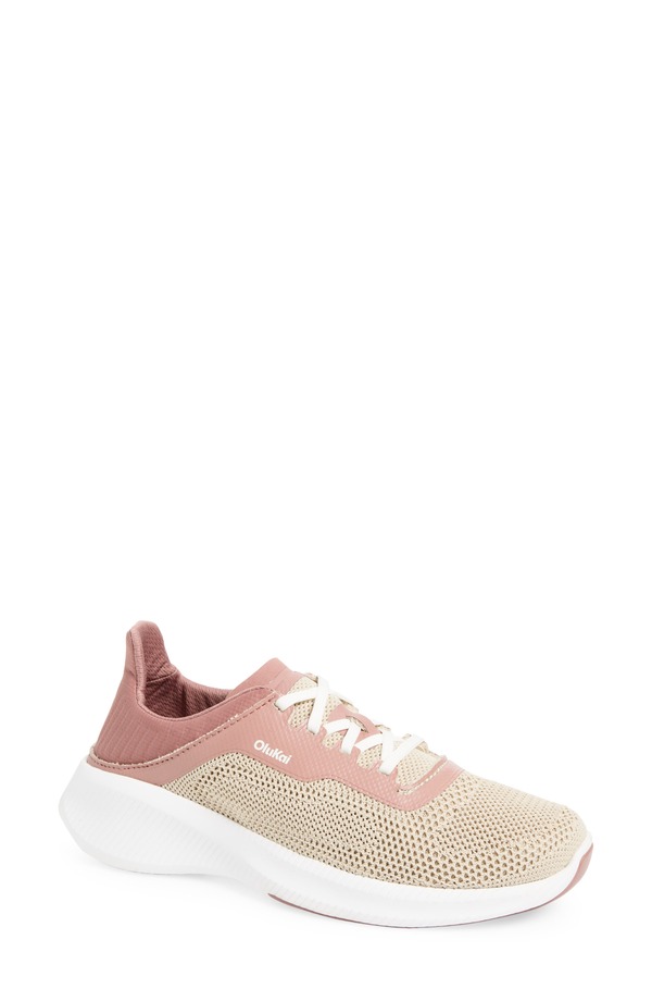オルカイ レディース シューズ スニーカー OluKaisland Hopper Sneaker Tapa / Coral Rose コーラル
