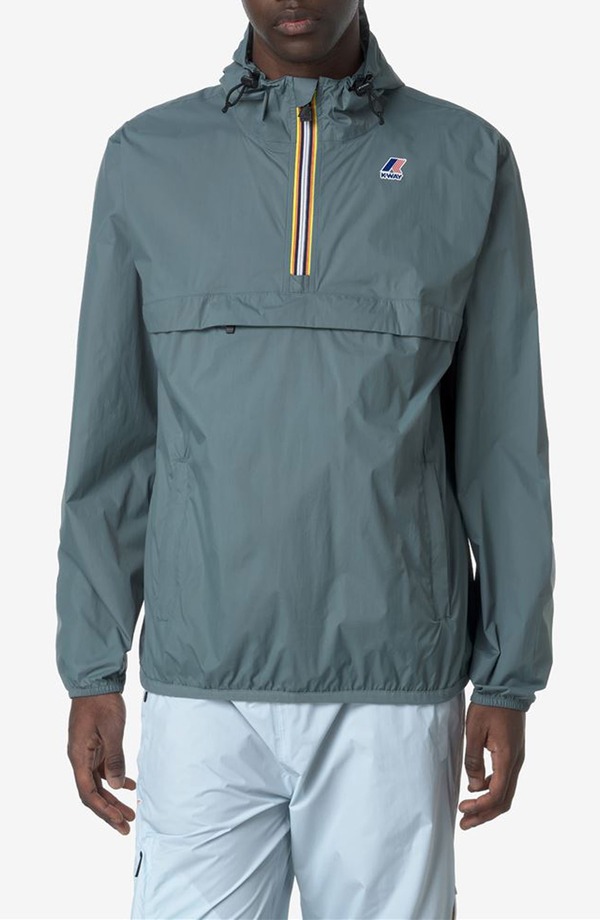 ケイウェイ レディース アウター ジャケット・ブルゾン K-Way Le Vrai 4.0 Leon Waterepellent Anorak Green Iron グリーン