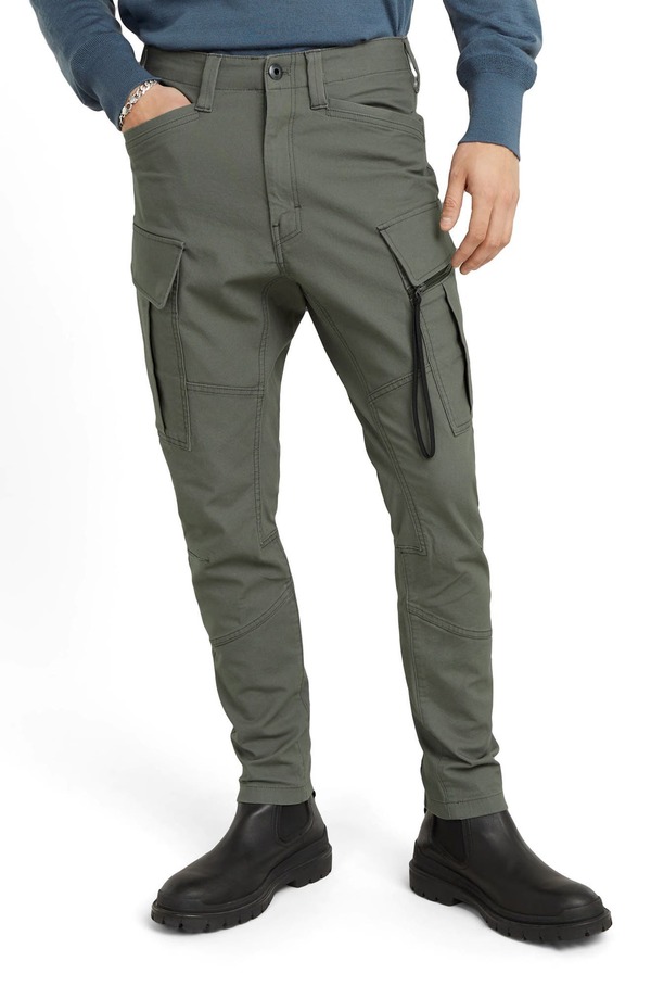ジースター メンズ ボトムス カジュアルパンツ カーゴパンツ G-STAR Zipocket 3D Skinny 2.0 Cargo Pants Gs Grey グレー｜ReVida 店
