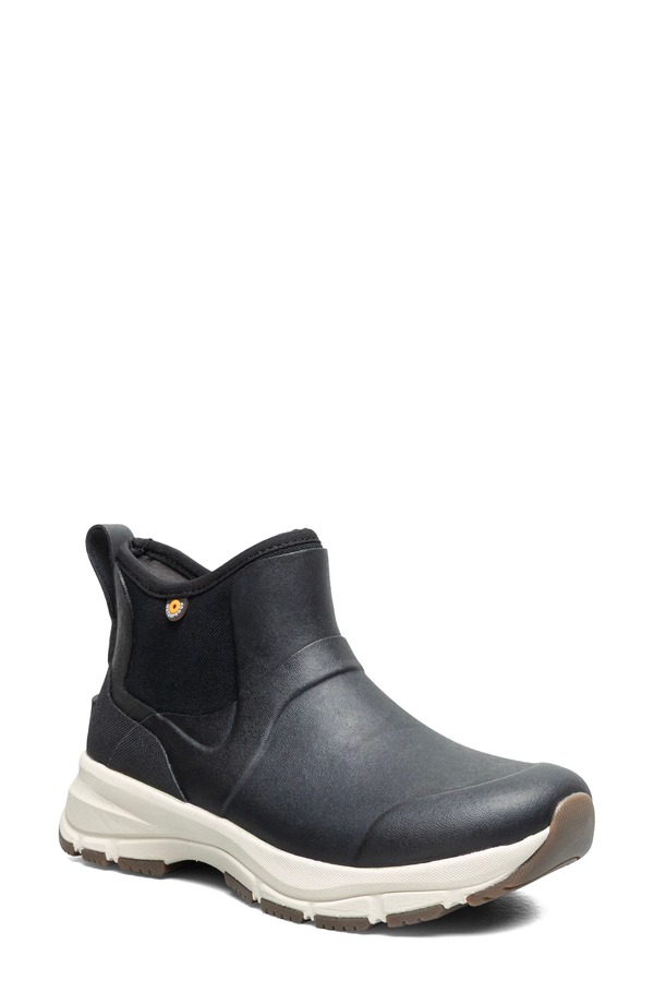 ボグス レディース シューズ ブーツ・レインブーツ チェルシーブーツ チェルシー Bogspruce Waterproof Mid Chelsea Boot Black 黒いこと