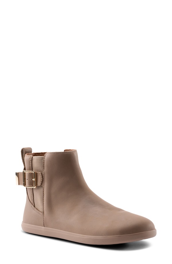 皆無シューズ レディース ブーツ・レインブーツ チェルシーブーツ チェルシー XERO SHOES TariI Buckle Chelsea Boot Doeskin