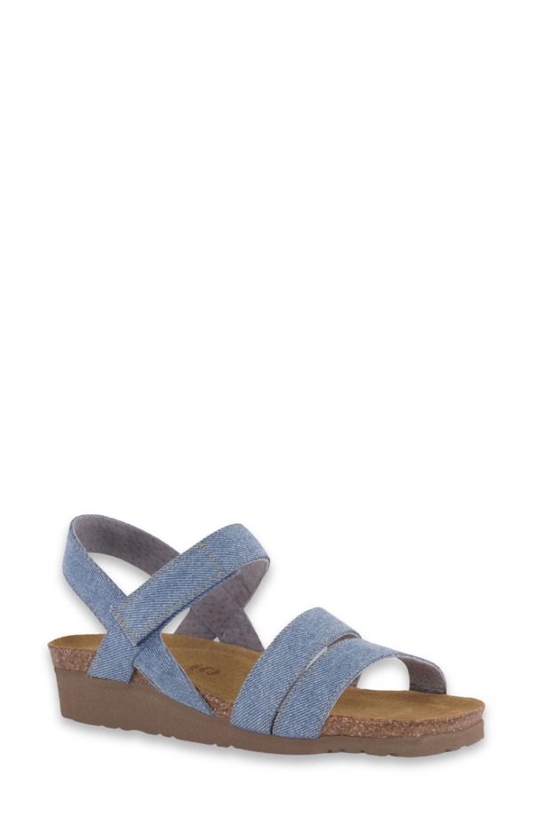 ナオト レディース シューズ ヒール サンダル Naot 'Kayla' Sandal Medium Denim デニム｜ReVida 店