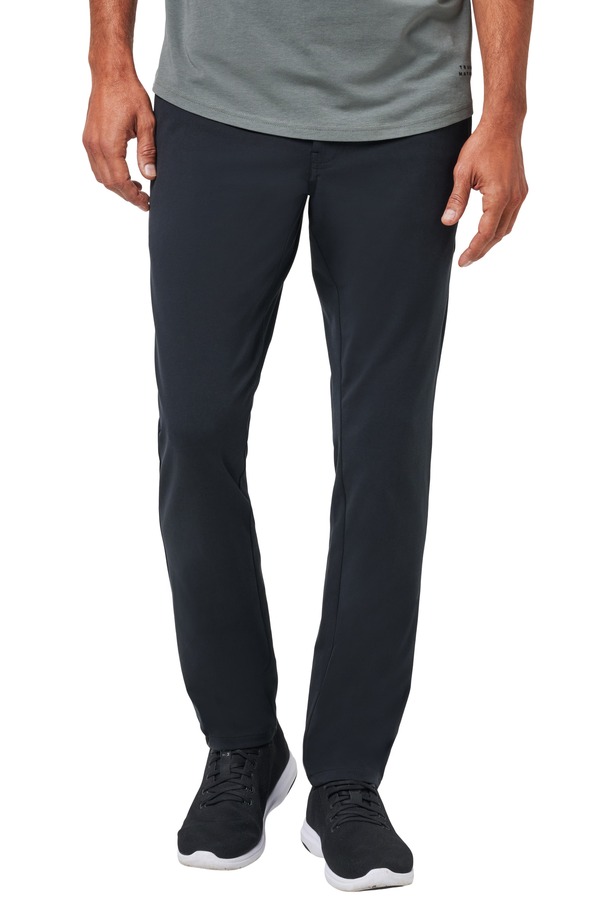 トラビスマヒュー メンズ ボトムス 心地よいズボン下 編み物 TravisMathew Legacy Stretchknit Flat Front Chinos Black 黒いこと