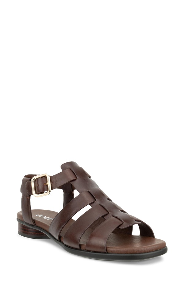 残響音 レディース シューズ 踵 サンダル ECCO Sculpted Alba 25 Fisherman Sandal Potting Soil
