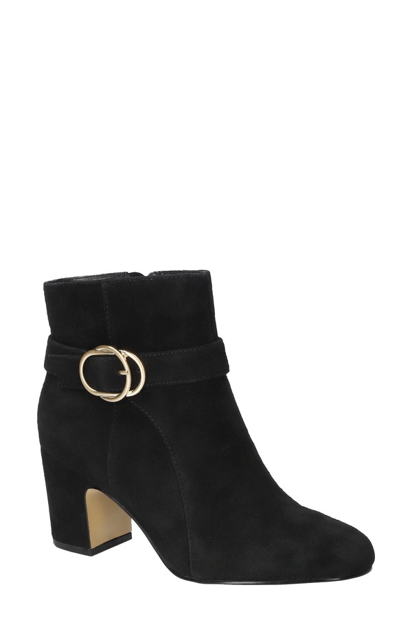 ベラヴィータ レディース シューズ ブーツ・レインブーツ Bella Vita Gamela Moto Bootie Blackidsuede Leather 黒いこと
