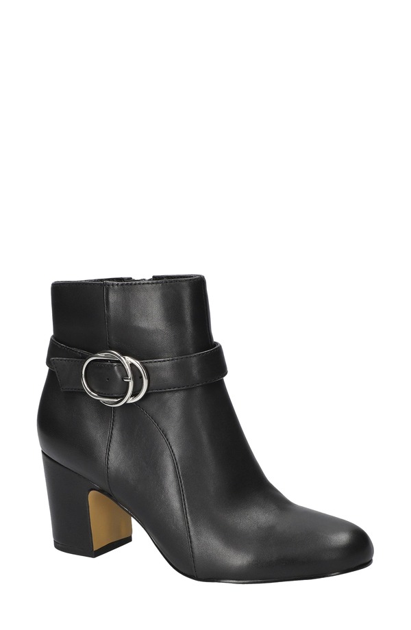 ベラヴィータ レディース シューズ ブーツ・レインブーツ Bella Vita Gamela Moto Bootie Black Leather 黒いこと
