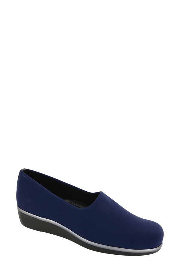 サス レディース シューズ パンプス SAS Blisslip-On Shoe Navy 米国海軍