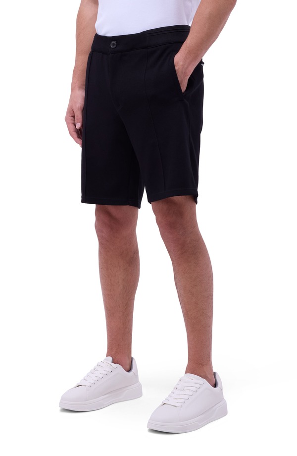 ブガッチ メンズ ボトムス ハーフパンツ・ショーツ ショートパンツ ニット Bugatchi Softouch Knit Shorts Black ブラック