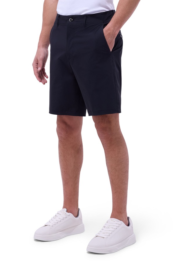 ブガッチ メンズ ボトムス 二分の一ズボン下・さる股引き 遊撃手ズボン下 Bugatchi Theo Chino Shorts Black 黒いこと