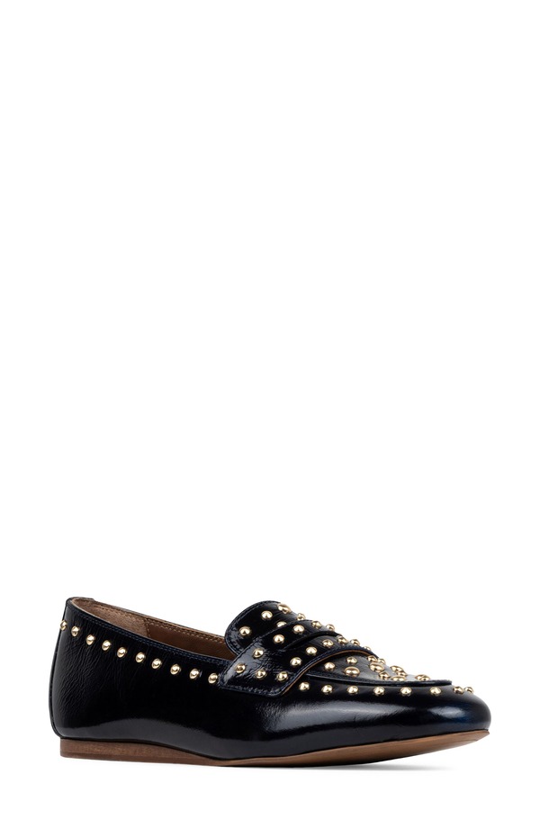 ドナルドプリネール レディース シューズ スリッポン・ローファー Donald Pliner Studded Loafer Navy ネイビー