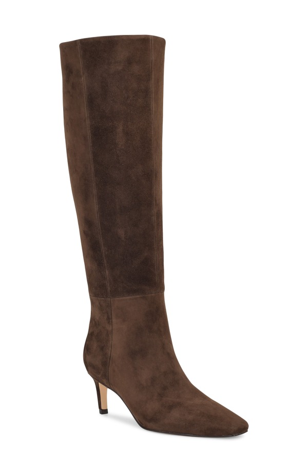 ナインウェスト レディース シューズ ブーツ・レインブーツ Nine West Caddy Knee High Boot Dark Brown 赤銅色 その他-ブーツ