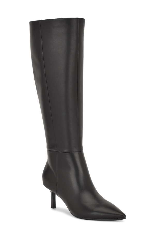 ナインウェスト レディース シューズ ブーツ・レインブーツ Nine West Kimdee 9x9 Pointed Toe Knee High Boot Black 001 黒いこと