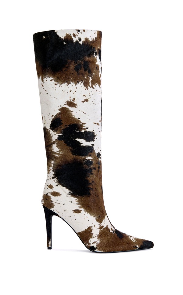 アザレア 壱 レディース シューズ ブーツ・レインブーツ なめし革 AZALEA WANG Syreali Genuine Leather Stiletto Boot Cow