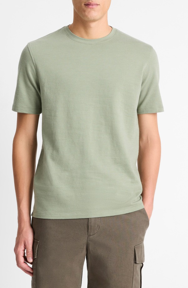 ヴィンス メンズ トップス Tシャツ Vince S/S CREW Broad Leaf/ Natural