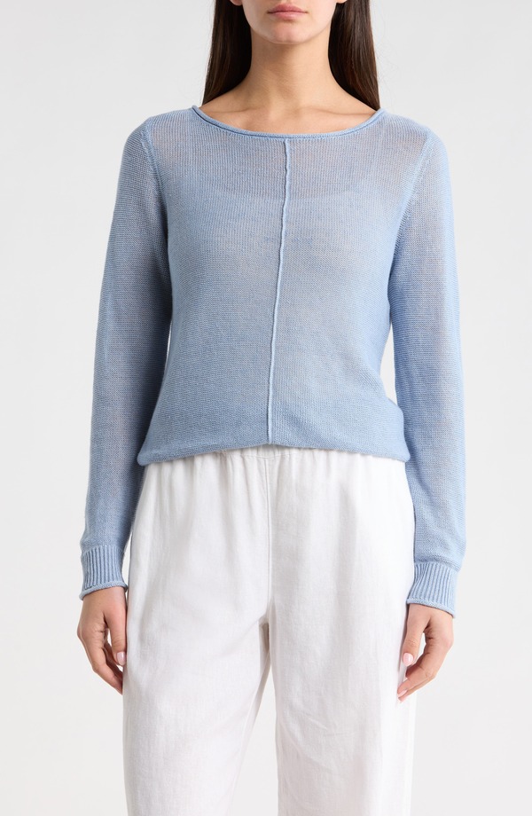 トッミーバハマ レディース アウター パーカー・スウェット リラックスフィット セーター リネン Tommy Bahama Cedarelaxed Fit Linen Sweater French Blue ブルー