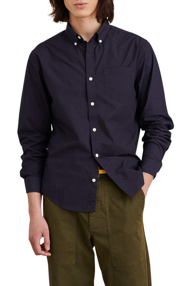 アレックスミル メンズ トップス シャツ ダウン Alex Mill Standard Button-Down Shirt Dark Navy ネイビー