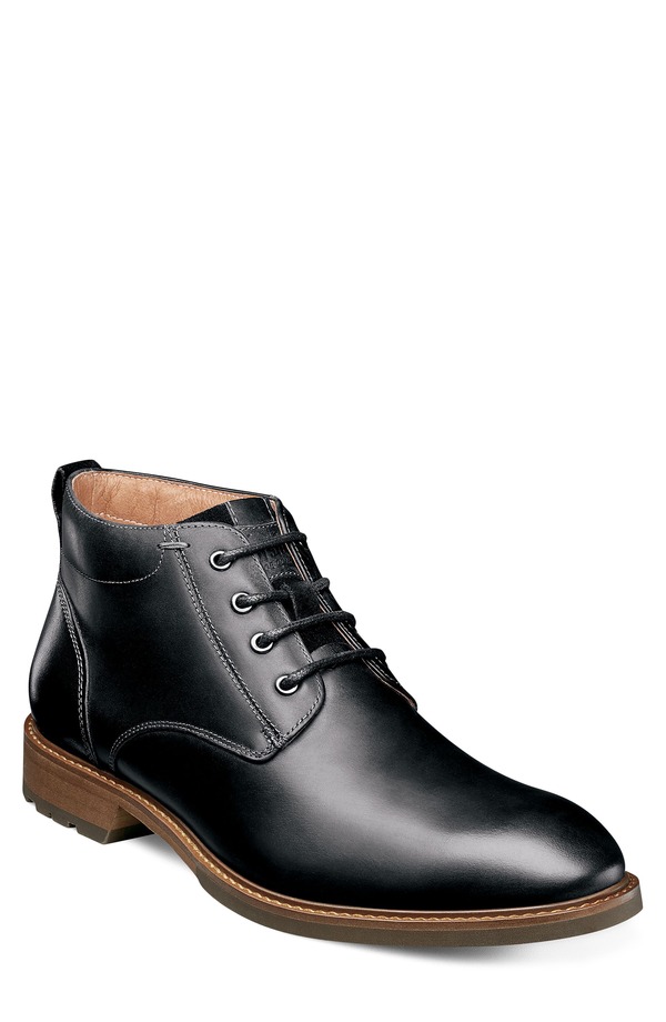 フローシャイム メンズ シューズ ブーツ・レインブーツ Florsheim Lodge Plain Toe Boot Black Ch ブラック|ReVida 店