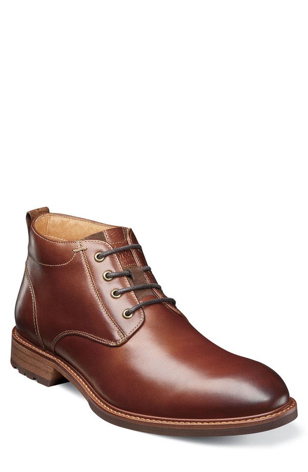 フローシャイム メンズ シューズ ブーツ・レインブーツ Florsheim Lodge Plain Toe Boot Chestnut｜ReVida 店