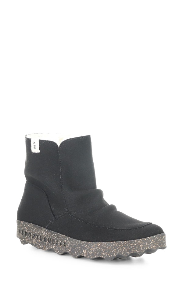 フライロンドン レディース シューズ ブーツ・レインブーツ Asportuguesas by Fly London Cuffaux Shearling Bootie Black ブラック