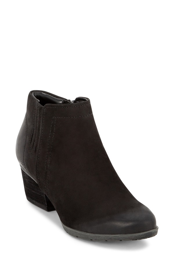 金髪 レディース シューズ ブーツ・レインブーツ スエードクロス Blondo Valli Waterproof Suede Bootie Black Nubuck 黒いこと