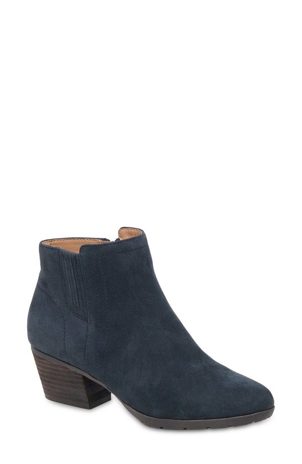 金髪 レディース シューズ ブーツ・レインブーツ スエードクロス Blondo Valli Waterproof Suede Bootie Navy Nubuck 米国海軍