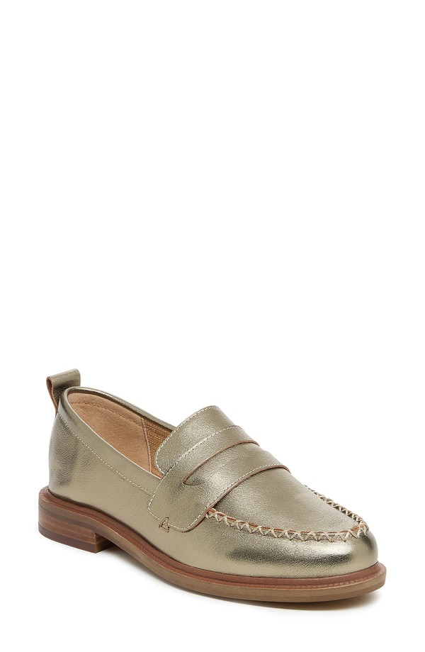ケルシーダッガー レディース シューズ スリッポン・ローファー Kelsi Dagger Brooklyn Lens Penny Loafer Warm Steel レディース靴-靴-ローファー