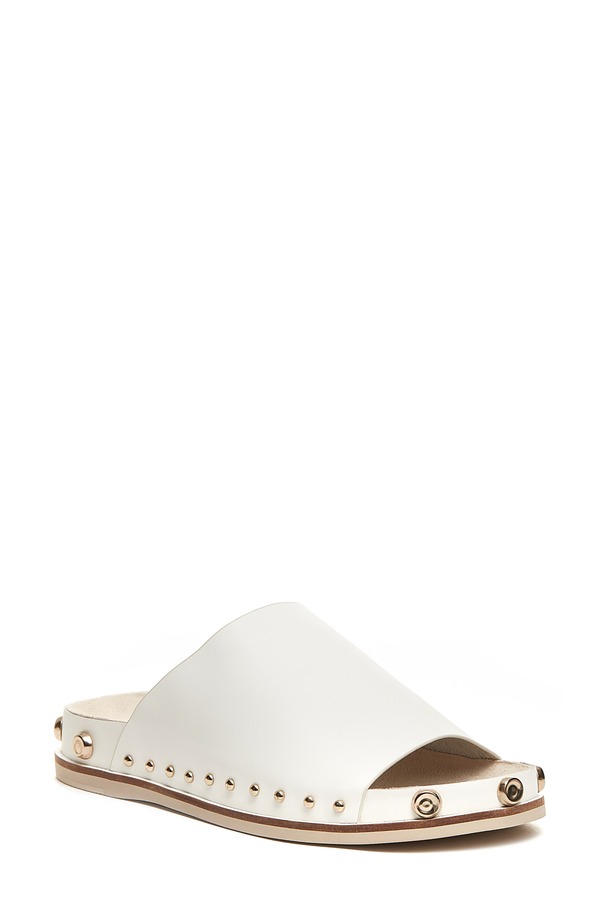 ケルシーダッガー レディース シューズ サンダル Kelsi Dagger Brooklyn Squish Slide Sandal Bright White Leather ホワイト