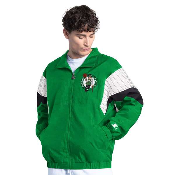 スターター メンズ アウター ジャケット・ブルゾン Men'starter Kelly Green Boston Celtics Yard Line Full-Zip Jacket Kelly Green グリーン