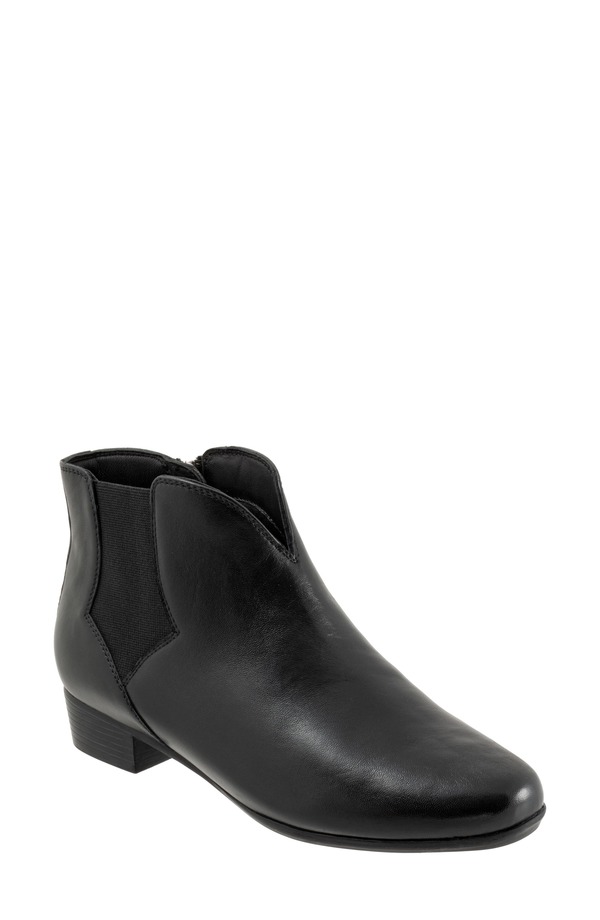 トロッターズ レディース シューズ ブーツ・レインブーツ アンクル Trotters Monroe Side Zip Ankle Bootie Black ブラック
