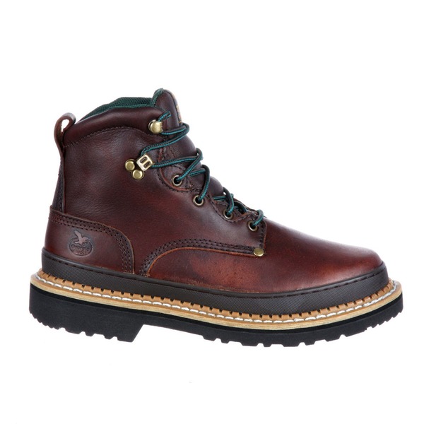 ジョージブーツ メンズ シューズ ブーツ・レインブーツ Tシャツ Georgia Boot Steel Toe 6" Work Boot Soggy Brown ブラウン|ReVida 店