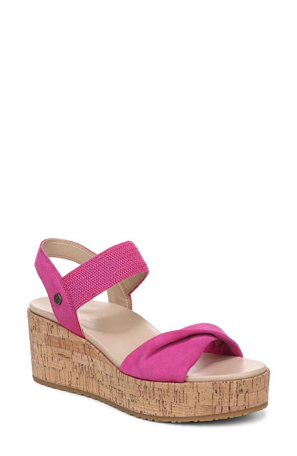 バイオニック レディース シューズ サンダル プラットフォーム Vionic Darla Espadrille Platform Slide Sandal Rose Violet バイオレット