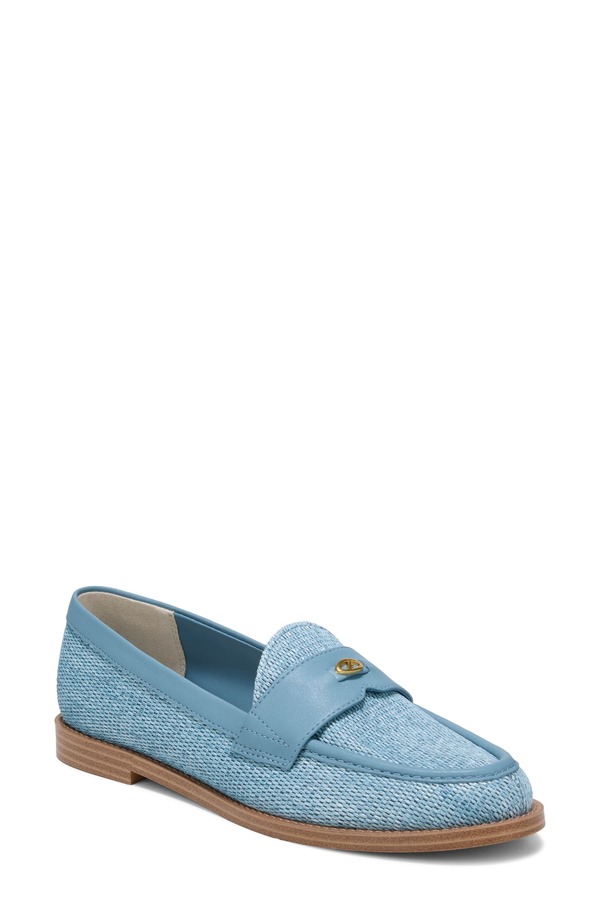 フランコサルト レディース シューズ スリッポン・ローファー レザー Franco Sarto Stellan Leather Loafer Denim Blue デニム