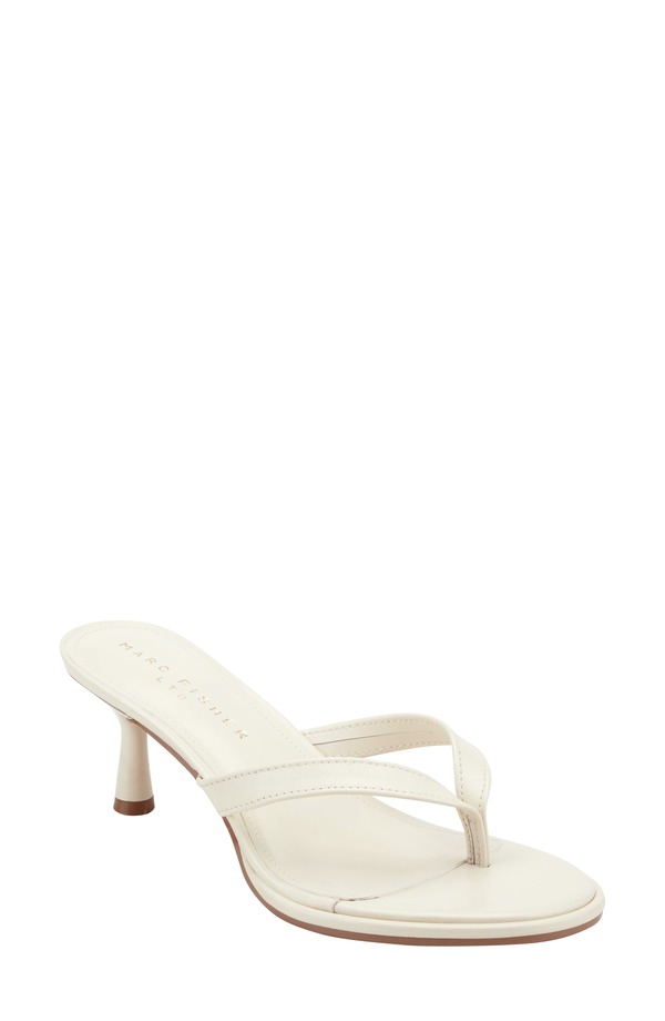 目じるし・フィッシャー レディース シューズ 踵 サンダル Marc Fisher LTD Antonia Sandal Ivory 象牙色
