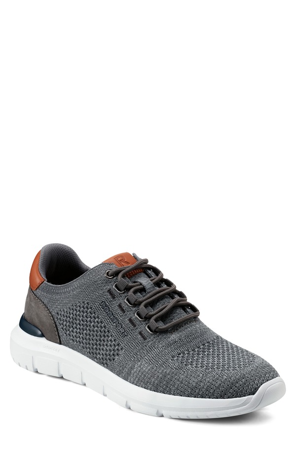 ロックポート メンズ シューズ スニーカー Rockport Jaimson Sneaker Medium Grey グレー