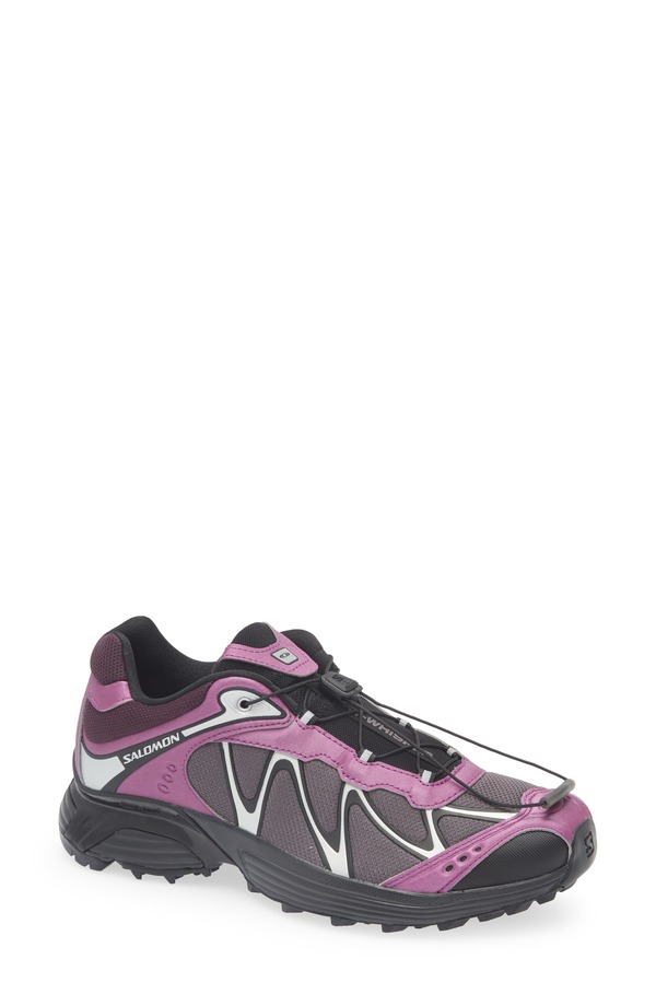 サロモン レディース シューズ スニーカー Salomon Gender Inclusive XT-Whisper Sneaker Black/ Hollyhock ブラック