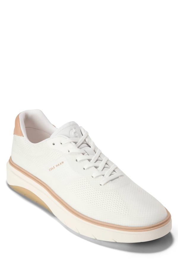 電話を掛けるハーン メンズ シューズ スニーカー Cole Haan GrandPro Featherarc Sneaker Optic White/Natural Vachetta 白いこと