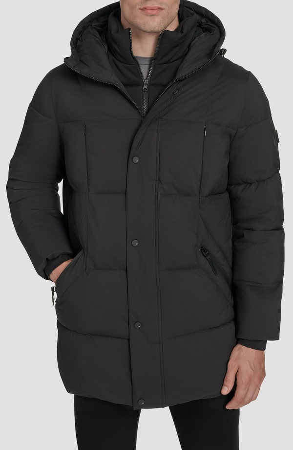 アンドリューマーク メンズ アウター ジャケット・ブルゾン パーカー Andrew Marc The Millstream Parka Black ブラック