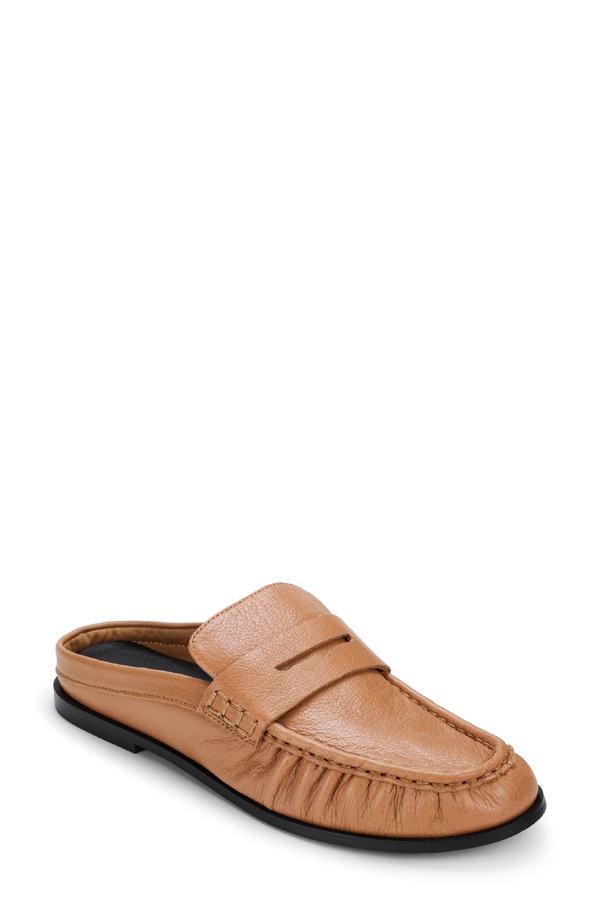 ヨシサムラ レディース シューズ スリッポン・ローファー Yosi Samra Camden Penny Loafer Mule Whiskey ローファー-レディース靴