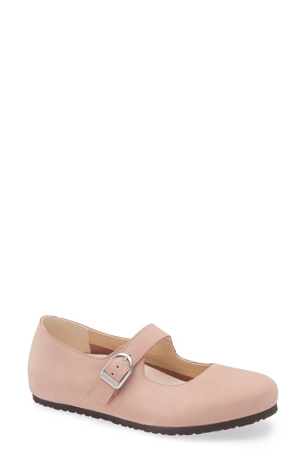 ビルケンシュトック レディース シューズ パンプス Birkenstock Santa Clarita Mary Jane Pink Clay Nubuck ピンク