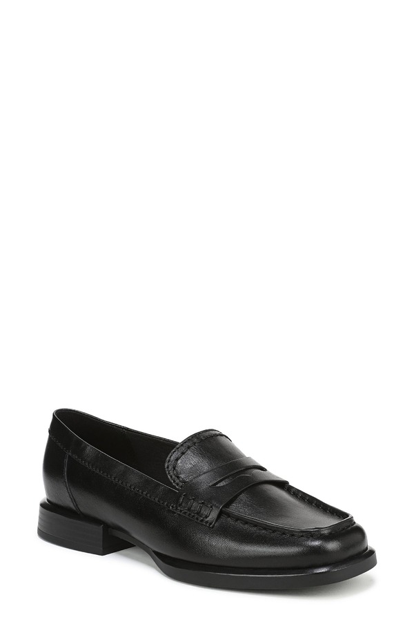 27 エディット ナチュラライザー レディース シューズ スリッポン・ローファー 27 EDIT Naturalizer Haven Penny Loafer Black Leather 黒いこと 靴-ローファー-レディース靴